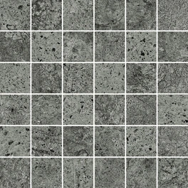 Mosaikfliese »Newstone«, quadratisch, 60 x 120 cm, graphit / schwarz, R 10