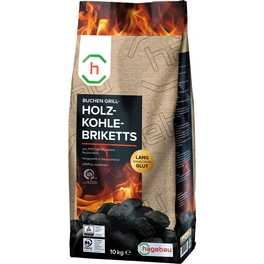 Grill-Briketts, aus Buchenholz, 10 kg