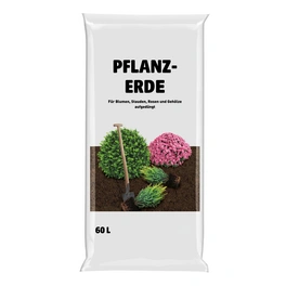 Blumenerde, 60 Liter Sack, für Blumen, Stauden, Rosen und Gehölze