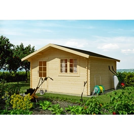 Gartenhaus »44-026«, BxT: 390x390 cm, unbehandelte Fichte