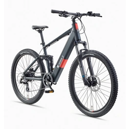 E-Mountainbike »M936«, 8-Gang-Kettenschaltung, Heckmotor, 468 Wh, Granitgrau