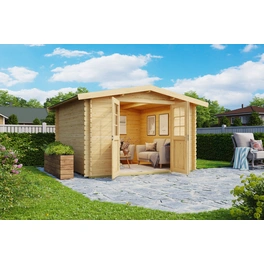 Gartenhaus »Australien«, Holz, BxHxT: 333 x 222 x 280 cm (Außenmaße inkl. Dachüberstand)