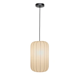 Pendelleuchte »Suri«, E27, zylindrisch, beige