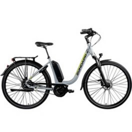 E-Bike »X300«, 28 Zoll, 7 Gänge, max. Reichweite: 130 km, silber/gelb