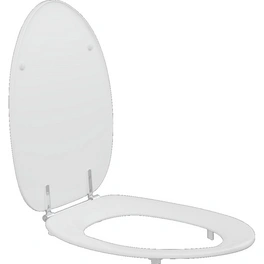 Sanitär WC-Sitz »Dania«, BxL: 37 x 45 cm, oval, weiß