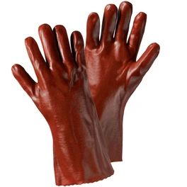 Handschuhe , rot, Baumwolle, 1 Paar