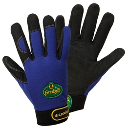 Handschuhe , blau, Synthetisches Leder/Elastan, 1 Paar