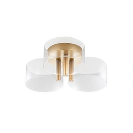 Deckenleuchte »Gatlin«, LED, 21 W, Höhe: 15,2 cm, goldfarben