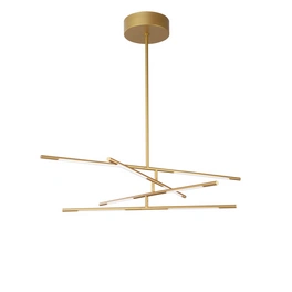 Pendelleuchte »Raccio «, LED, 48 W, Höhe: 81 cm, goldfarben