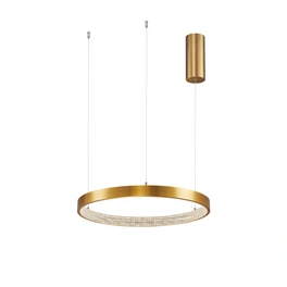 Pendelleuchte »Preston «, LED, 30 W, Höhe: 120 cm, goldfarben