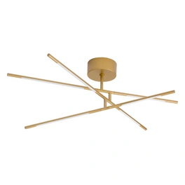 Deckenleuchte »Raccio «, LED, 32 W, Höhe: 25,5 cm, goldfarben