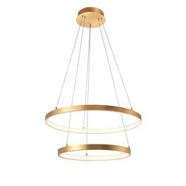 Pendelleuchte »Leon«, LED, 67 W, Höhe: 150 cm, goldfarben