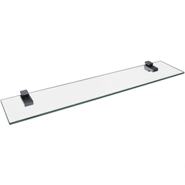 Ablage, BxH: 61 x 0,6 cm, Glas/Metall