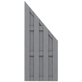 Abschlusselement »JUMBO«, Holz-Polymer-Werkstoffe (WPC), HxL: 179 x 74 cm cm