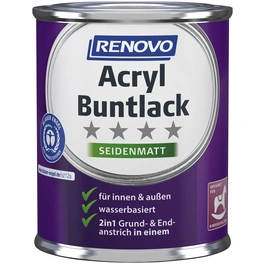 Acryl-Buntlack, altweiß RAL 0096, seidenmatt, 125ml