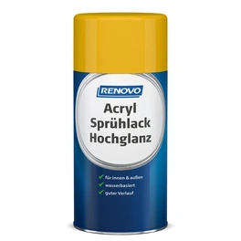 Acryl Sprühlack hochglänzend, rapsgelb RAL 1021