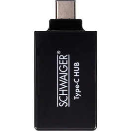 Adapter, Kurzadapter USB 3.1 schwarz