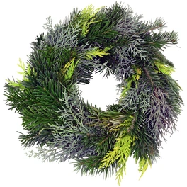Adventskranz, Mischgrün, Ø: 25 cm, undekoriert