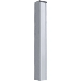 Alu-Pfosten, Aluminium, BxLxT: 6,8 x 265 x 6,8 cm
