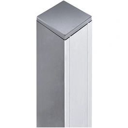 Alu-Pfosten »Delano«, Aluminium, BxLxT: 6,8 x 100 x 6,8 cm
