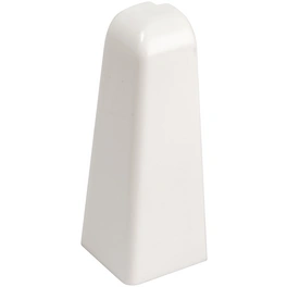 Außenecken, für Sockelleiste (6 cm), Dekor: Universal weiß, Kunststoff, 2 Stück