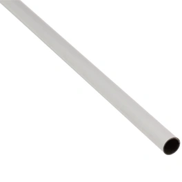 BA-Profil, Weiß, Aluminium, Ø 25 x 2600 x 1,5 mm