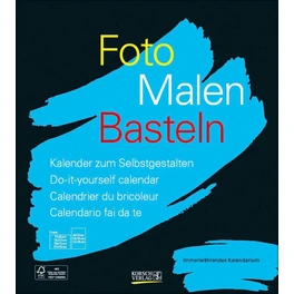 Bastelkalender »Foto-Malen-Basteln«, BxH: 24 x 21,5 cm, Blattanzahl: 13