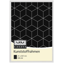 Bilderrahmen, CASAYA Kunststoffrahmen, Weiß, 21x29,7 cm