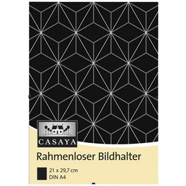 Bilderrahmen, CASAYA Rahmenloser Bildhalter, Transparent, 21x29,7 cm