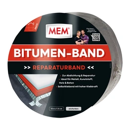 Bitumenband, 10,0 m x 7,5 cm, Aluminiumfarben