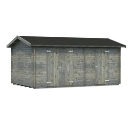 Blockbohlenhaus »Jari«, BxT: 500 x 300 cm (Außenmaße), Wandstärke: 28 mm