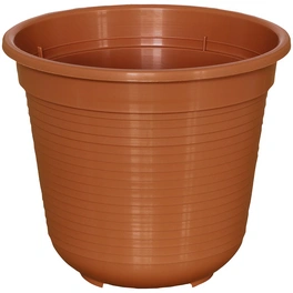 Blumentopf, Breite: 14 cm, terracotta, Kunststoff