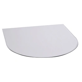 Bodenplatte, Glas, rundbogenförmig, BxL: 120 x 100 cm, Stärke: 8 mm