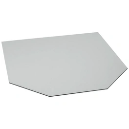 Bodenplatte, Glas, sechseckig, BxL: 110 x 100 cm, Stärke: 8 mm