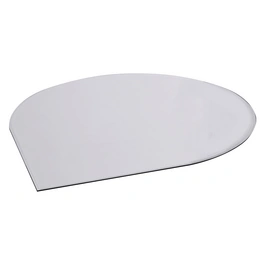 Bodenplatte, tropfenförmig, BxL: 120 x 120 cm, Stärke: 8 mm, transparent