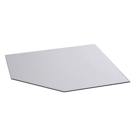 Bodenplatte, viereckig, BxL: 100 x 100 cm, Stärke: 8 mm, transparent