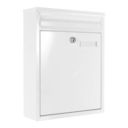 Briefkasten »Splashy White«, weiß, Stahl, (B x H:) 25 x 32 cm