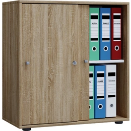 Büroschrank »Lona L mit Schiebetüren«, BxHxL: 37 x 74 x 70 cm, Holzwerkstoff