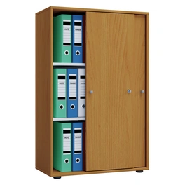 Büroschrank »Lona XL mit Schiebetüren«, BxHxL: 37 x 110 x 70 cm, Holzwerkstoff
