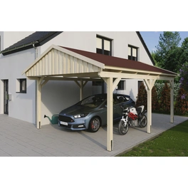 Carport »Fichtelberg«, BxT: 423 x 566 cm, Firsthöhe: 326 cm, unbehandelt