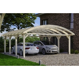 Carport »Franken«, BxT: 635 x 755 cm, Firsthöhe: 325 cm, unbehandelt