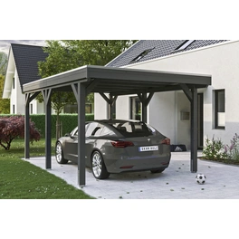 Carport »Grunewald«, BxT: 321 x 554 cm, Firsthöhe: 243 cm, lasiert