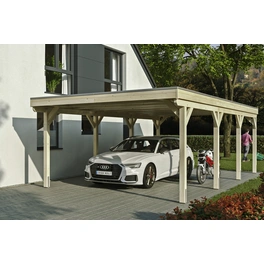 Carport »Grunewald«, BxT: 427 x 796 cm, Firsthöhe: 251 cm, unbehandelt