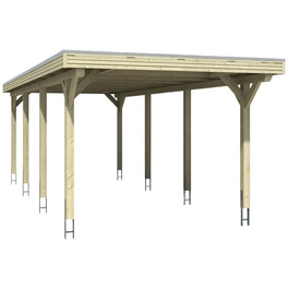 Carport »Spessart«, BxT: 355 x 846 cm, Firsthöhe: 243 cm, unbehandelt