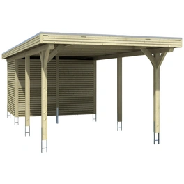 Carport »Spessart«, BxT: 355 x 846 cm, Firsthöhe: 243 cm, unbehandelt