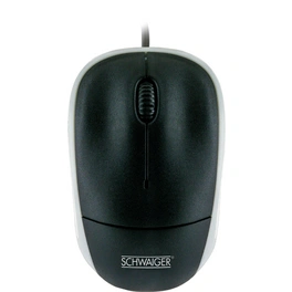 Computer Maus, Kabelgebundene Maus schwarz/grau