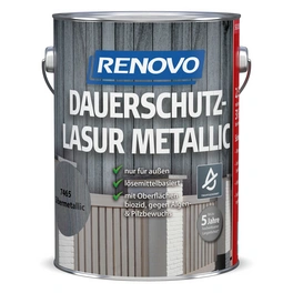 Dauerschutzlasur Metallic, silbermetallic RAL 7465