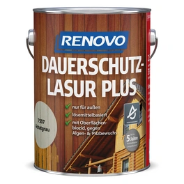 Dauerschutzlasur seidenglänzend »PLUS«, achatgrau RAL 7507