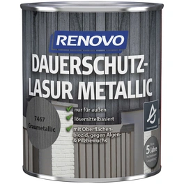 Dauerschutzlasur seidenglänzend »PLUS«, graumetallic