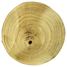 Deko-Figur Holzscheibe, L 25 x B 25 x H 3 cm, natur rund